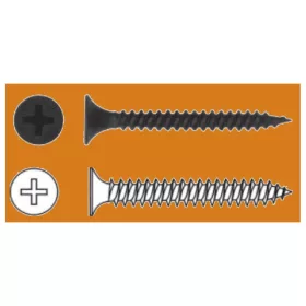 Sűrűmenetes önmetsző gipszkarton csavar fémhez 3,5x25mm