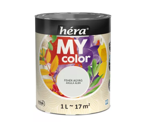Héra My Color beltéri falfesték 1l Fehér agyag
