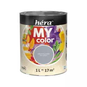 Héra My Color beltéri falfesték 1l Grafitszürke