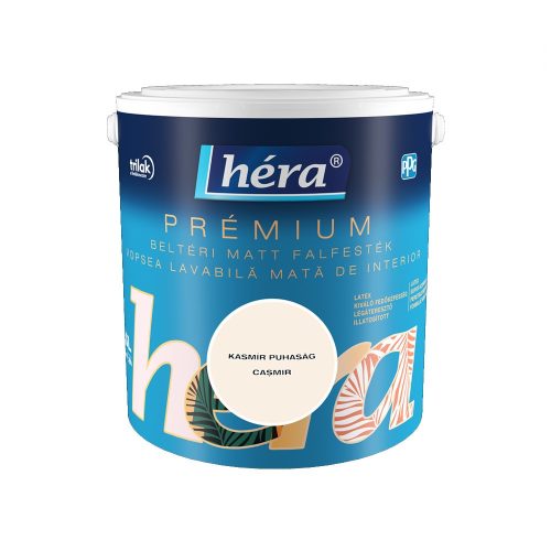 Héra Prémium beltéri falfesték 2,5l Kasmír puhaság