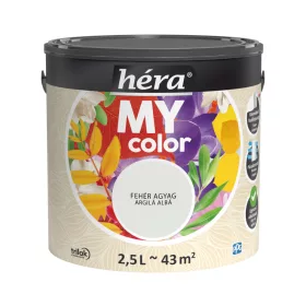 Héra My Color beltéri falfesték 2,5l Fehér agyag