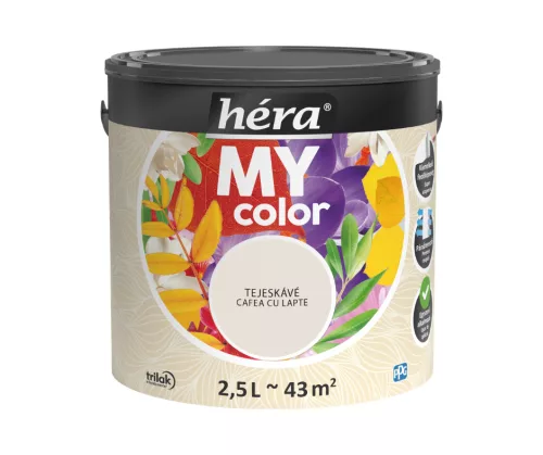 Héra My Color beltéri falfesték 2,5l Tejeskávé
