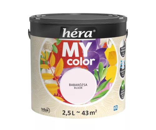 Héra My Color beltéri falfesték 2,5l Babarózsa