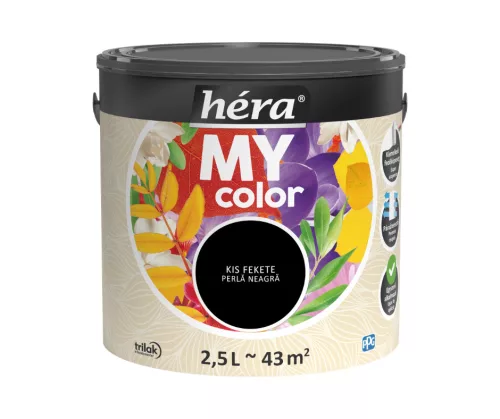 Héra My Color beltéri falfesték 2,5l Kis fekete