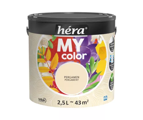 Héra My Color beltéri falfesték 2,5l Pergamen