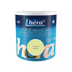 Héra Prémium beltéri falfesték 2,5l Citromfű