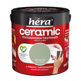 Héra Ceramic beltéri falfesték 2,5l Minimál zöld