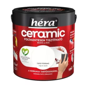 Héra Ceramic beltéri falfesték 2,5l Fehér hótakaró