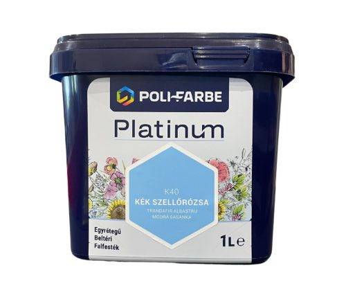 Platinum beltéri falfesték 1l Kék szellőrózsa