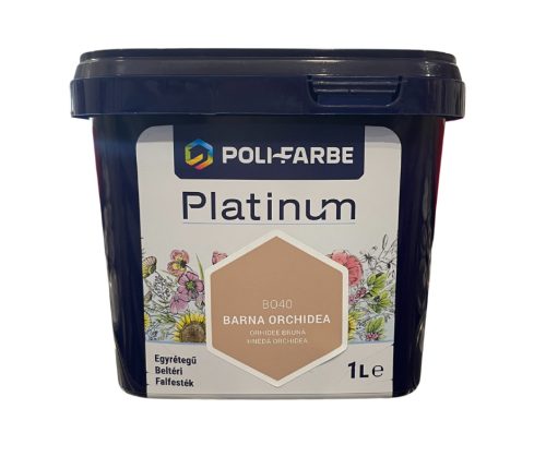 Platinum beltéri falfesték 1l Barna orchidea