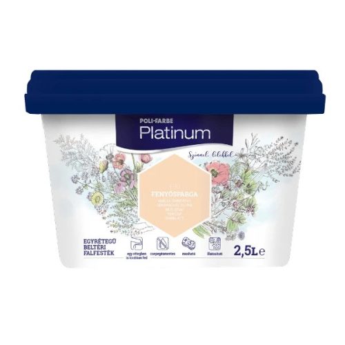 Platinum beltéri falfesték 2,5l Fenyőspárga