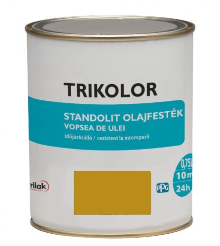 Trikolor Standolit olajfesték 0,75l 450 Okker