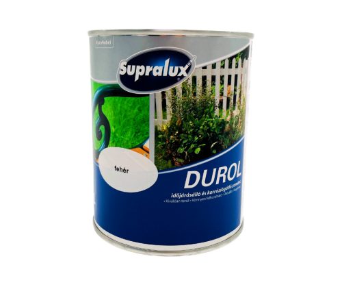 Supralux Durol magasfényű zománcfesték 2,5l Fehér