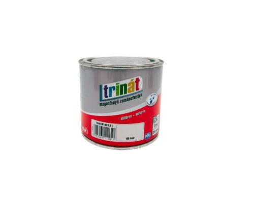 Trinát magasfényű zománcfesték 0,5l 100 Fehér