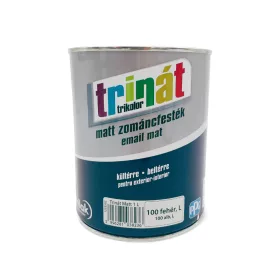 Trinát Trikolor matt zománcfesték 1l 100 Fehér/L