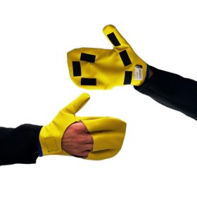 Csiszolókesztyű tépőzáras jobbos