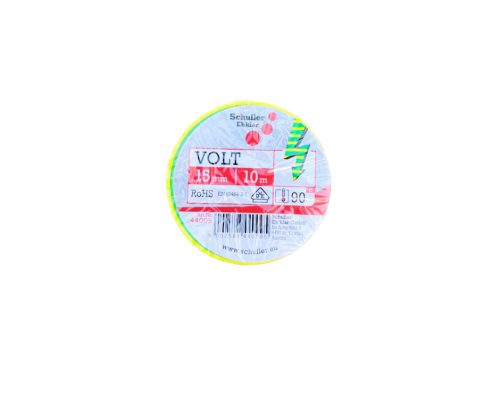 Szigetelőszalag 15mm x 10m zöld-sárga