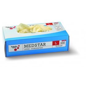 Medstar Latex egyszer használatos gumikesztyű 9/L