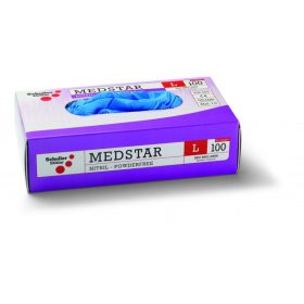 Medstar Nitril egyszer használatos gumikesztyű 10/XL