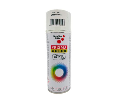 Prisma Color acryl spray 400ml RAL9001 Krémfehér