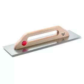 Svájci glettelő rozsdamentes 13x48cm