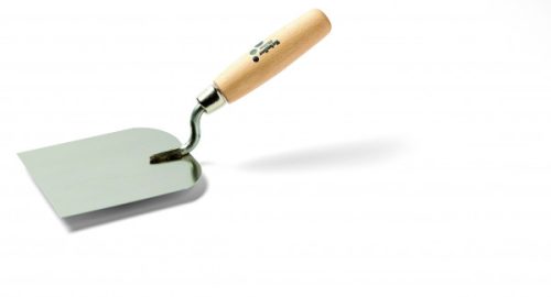 Stan Stucco kőműves kanál rozsdamentes fa nyéllel 12cm