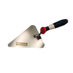 Kőműves kanál inox gumírozott nyelű 160x150mm