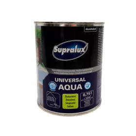   Supralux Universal aqua vízbázisú selyemfényű zománcfesték 0,75l Sárgászöld