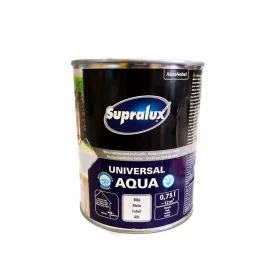   Supralux Universal aqua vízbázisú fényes zománcfesték 0,75l Fehér