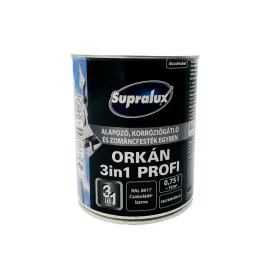   Supralux Orkán 3in1 Profi selyemfényű zománcfesték 0,75l RAL8017 Csokoládébarna