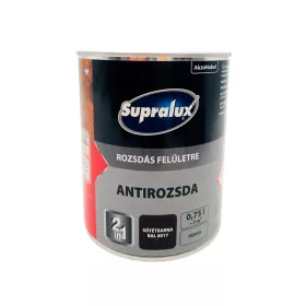   Supralux Antirozsda fémfesték fényes 0,75l RAL8017 Sötétbarna
