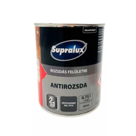   Supralux Antirozsda fémfesték fényes 0,75l RAL7010 Sötétszürke