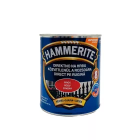 Hammerite fémfesték fényes 0,25l Piros