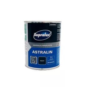   Supralux Astralin univerzális zománcfesték selyemfényű 0,25l Fekete