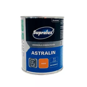   Supralux Astralin univerzális zománcfesték selyemfényű 1l Okker