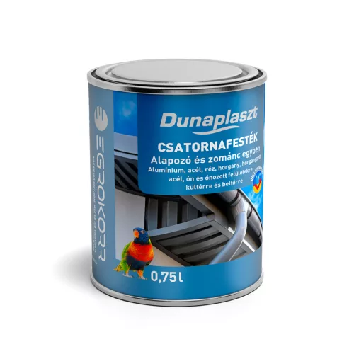 Dunaplaszt csatornafesték 0,75l Antikréz