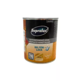   Supralux egykomponensű vízbázisú parkettalakk fényes 2,5l