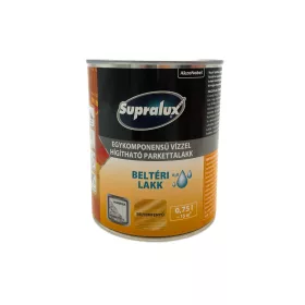   Supralux egykomponensű vízbázisú parkettalakk selyemfényű 0,75l