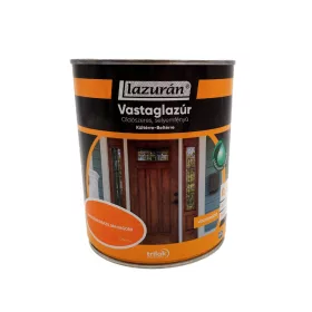   Lazurán vastaglazúr oldószeres selyemfényű 0,75l Mahagóni/Brazil mahagóni