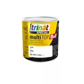   Trinát Multitop 9in1 vízbázisú matt zománcfesték 0,75l RAL9003 fehér/L