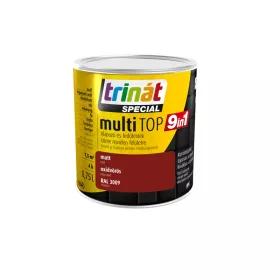   Trinát Multitop 9in1 vízbázisú matt zománcfesték 0,75l RAL3009 oxidvörös