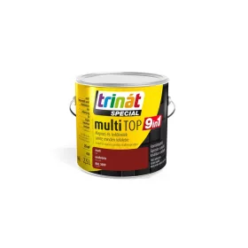   Trinát Multitop 9in1 vízbázisú matt zománcfesték 2,5l RAL3009 oxidvörös