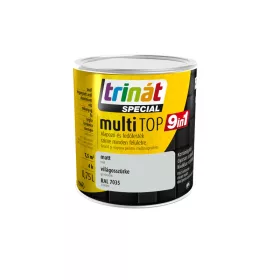   Trinát Multitop 9in1 vízbázisú matt zománcfesték 0,75l RAL7035 világosszürke