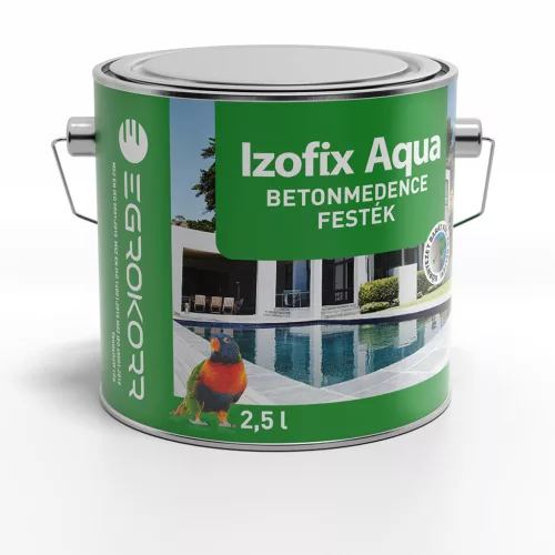 Izofix Aqua betonmedence festék 2,5l Kék 700