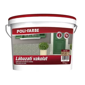 Poli-farbe lábazati vakolat 15kg Kőris-hegy
