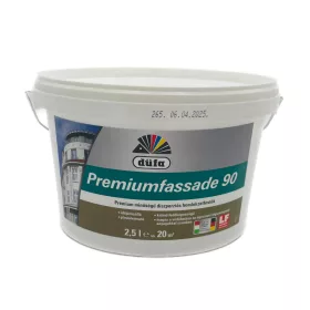 Düfa Premiumfassade 90 homlokzatfesték 2,5l Fehér