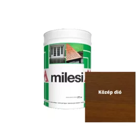 Milesi Classic vízbázisú vékonylazúr 5l Közép dió
