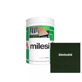 Milesi Classic vízbázisú vékonylazúr 5l Sötétzöld