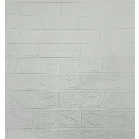 PVC Öntapadós Falpanel 700x770mm White brick