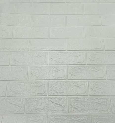 PVC Öntapadós Falpanel 700x770mm White brick